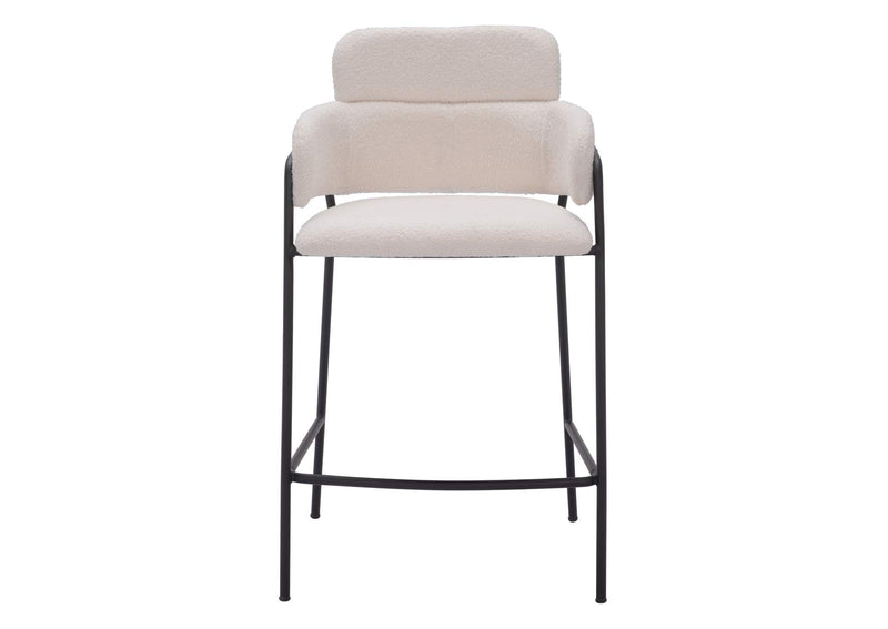 109665 Marcel Counter Stool (Set Of 2) Cream