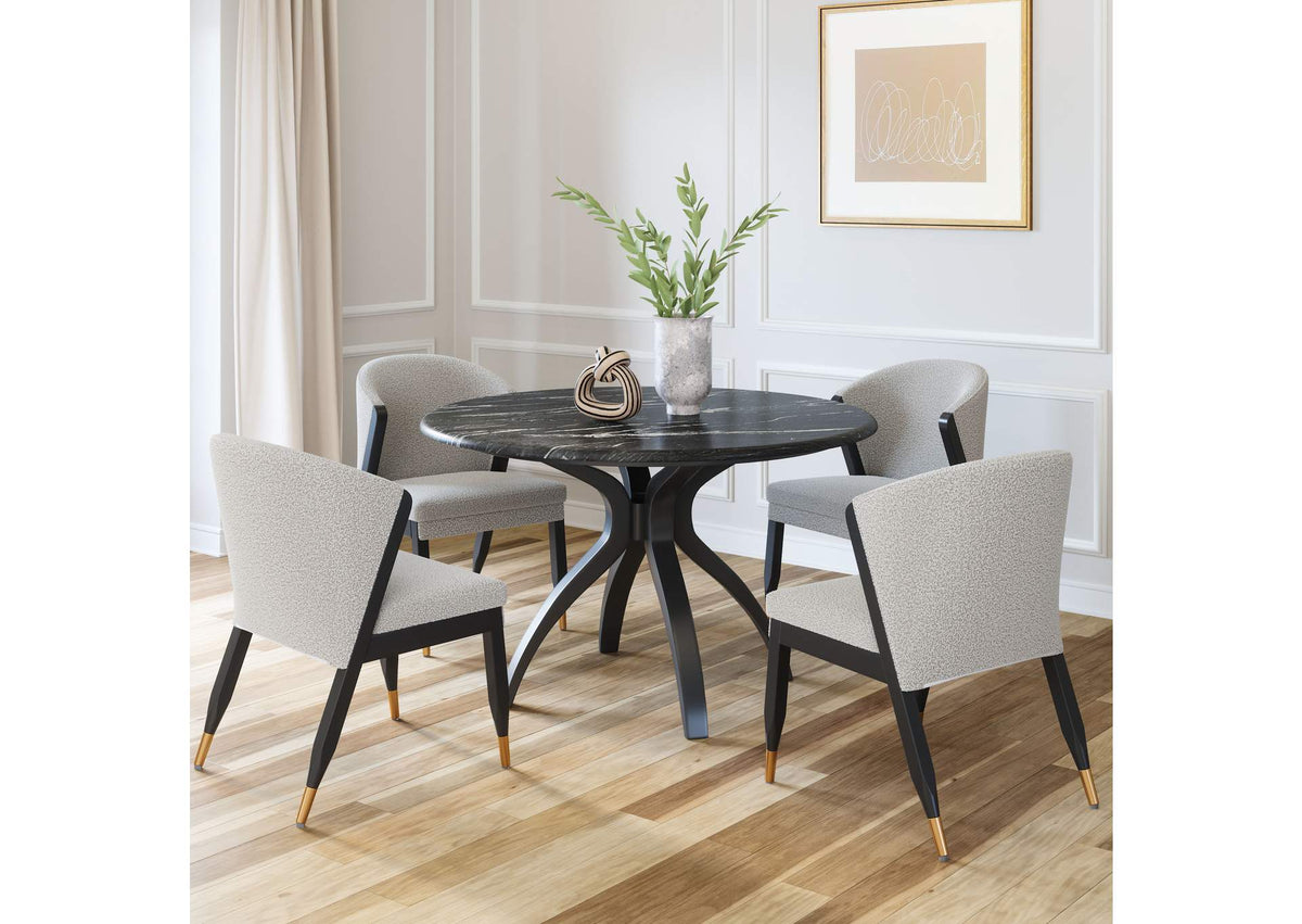 110086 Sumay Dining Table Black