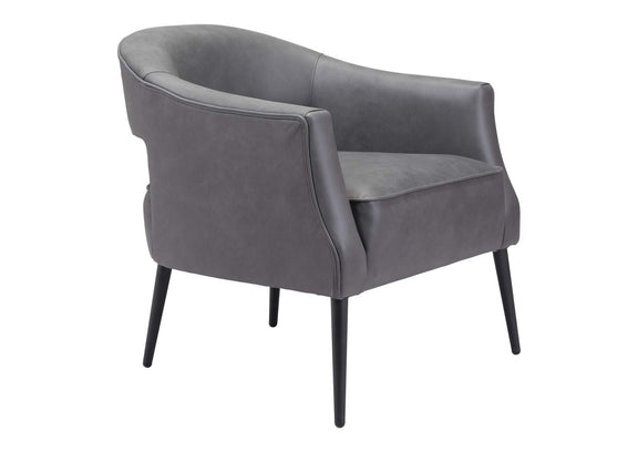 109052 Berkeley Accent Chair Vintage Gray