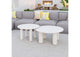 704075 Ola Outdoor Coffee Table Set (2-Piece) White