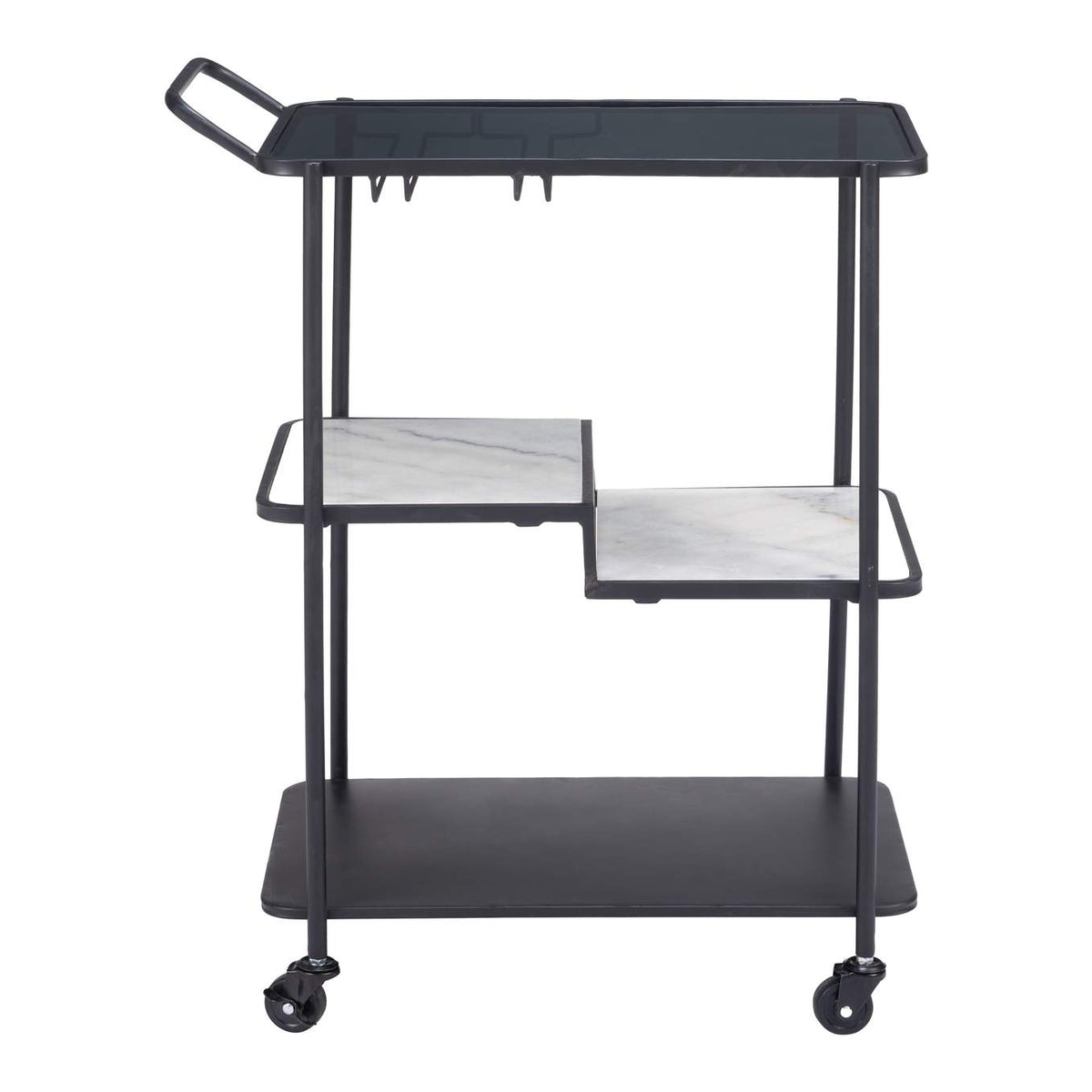 109845 Constanza Bar Cart Black