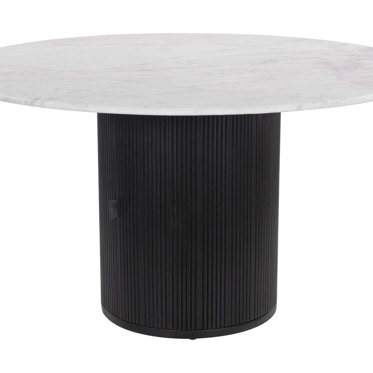 110140 Izola Dining Table White & Black