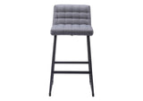 110072 Pago Barstool (Set Of 2) Gray