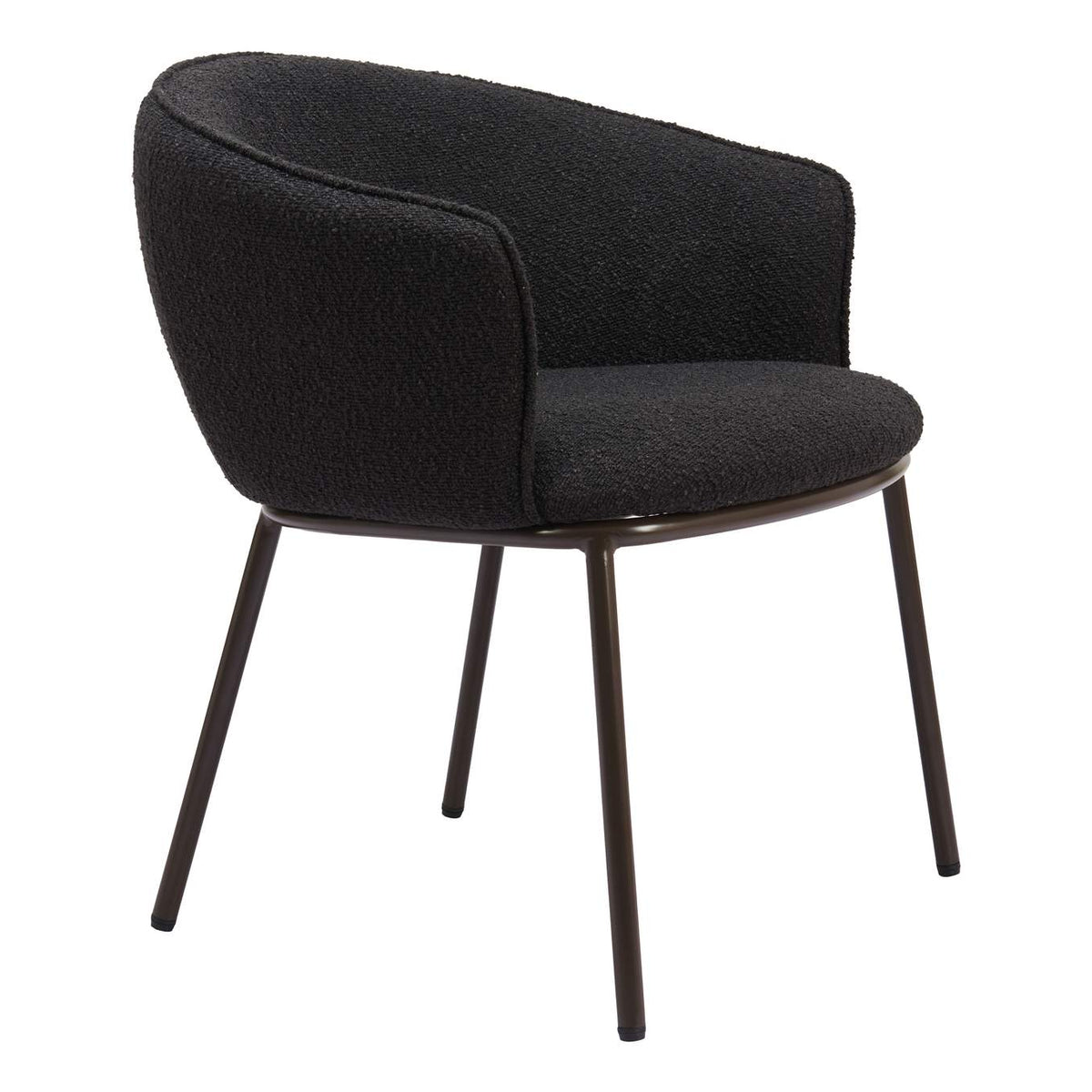 110102 Essen Dining Chair Black & Bronze