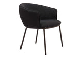 110102 Essen Dining Chair Black & Bronze
