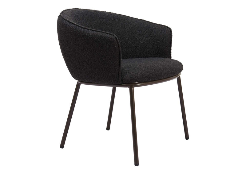 110102 Essen Dining Chair Black & Bronze