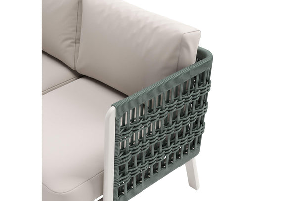 704045 Bridgehampton Outdoor Sofa White