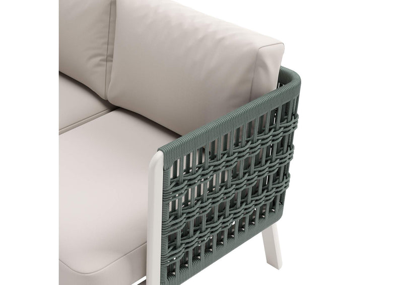 704045 Bridgehampton Outdoor Sofa White