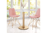 101570 Alto Bistro Table White & Gold