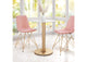 101570 Alto Bistro Table White & Gold