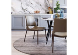 101282 Ace Dining Chair (Set Of 2) Brown & Walnut