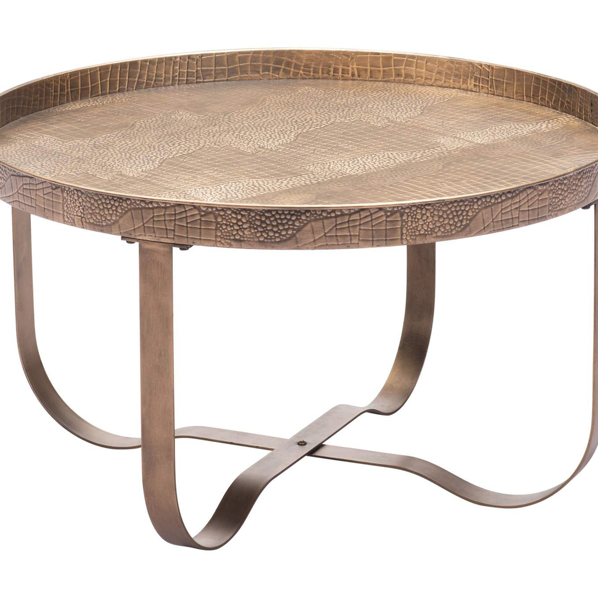 109839 Vannes Coffee Table Brass