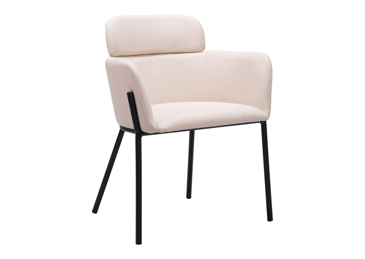 110172 Bremor Dining Chair (Set Of 2) Beige