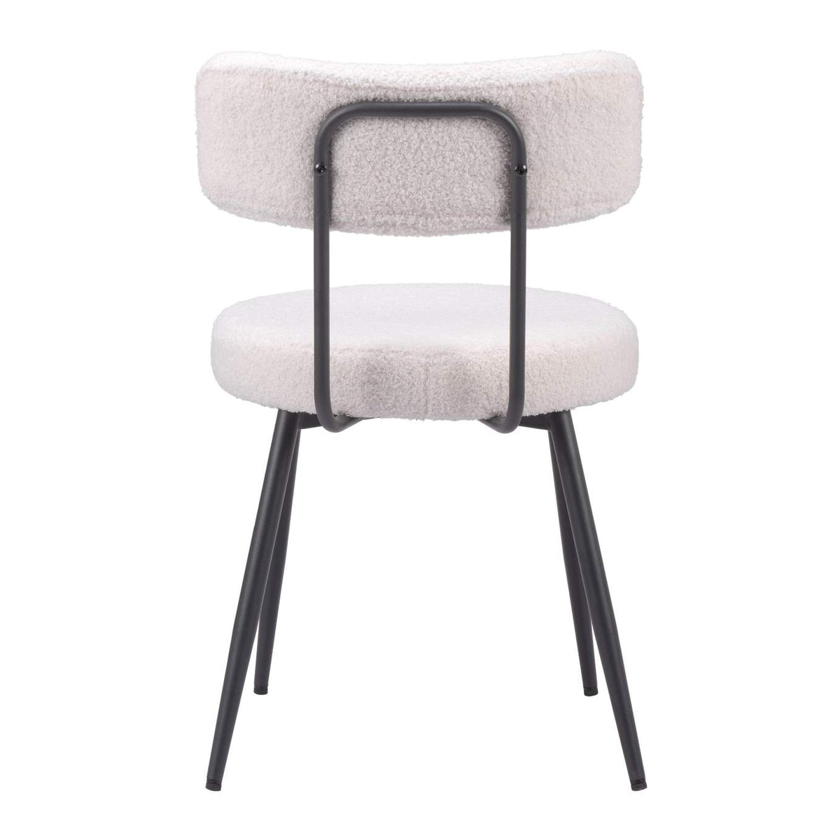 109738 Blanca Dining Chair (Set Of 2) Ivory
