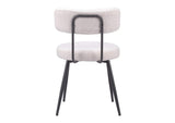 109738 Blanca Dining Chair (Set Of 2) Ivory