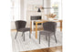 109679 Aimee Dining Chair (Set Of 2) Gray