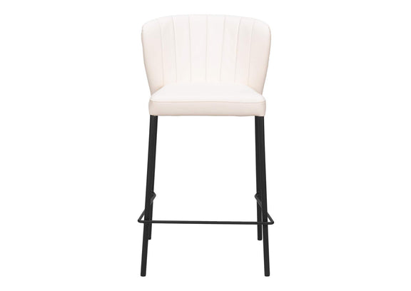 109780 Linz Counter Stool (Set Of 2) Cream