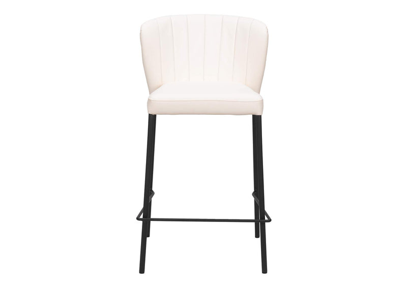 109780 Linz Counter Stool (Set Of 2) Cream