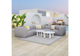 703999 Luanda Outdoor Middle Chair Gray