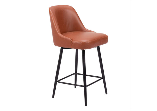 109972 Keppel Swivel Counter Stool Brown