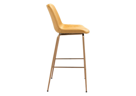 101758 Tony Barstool Yellow & Gold