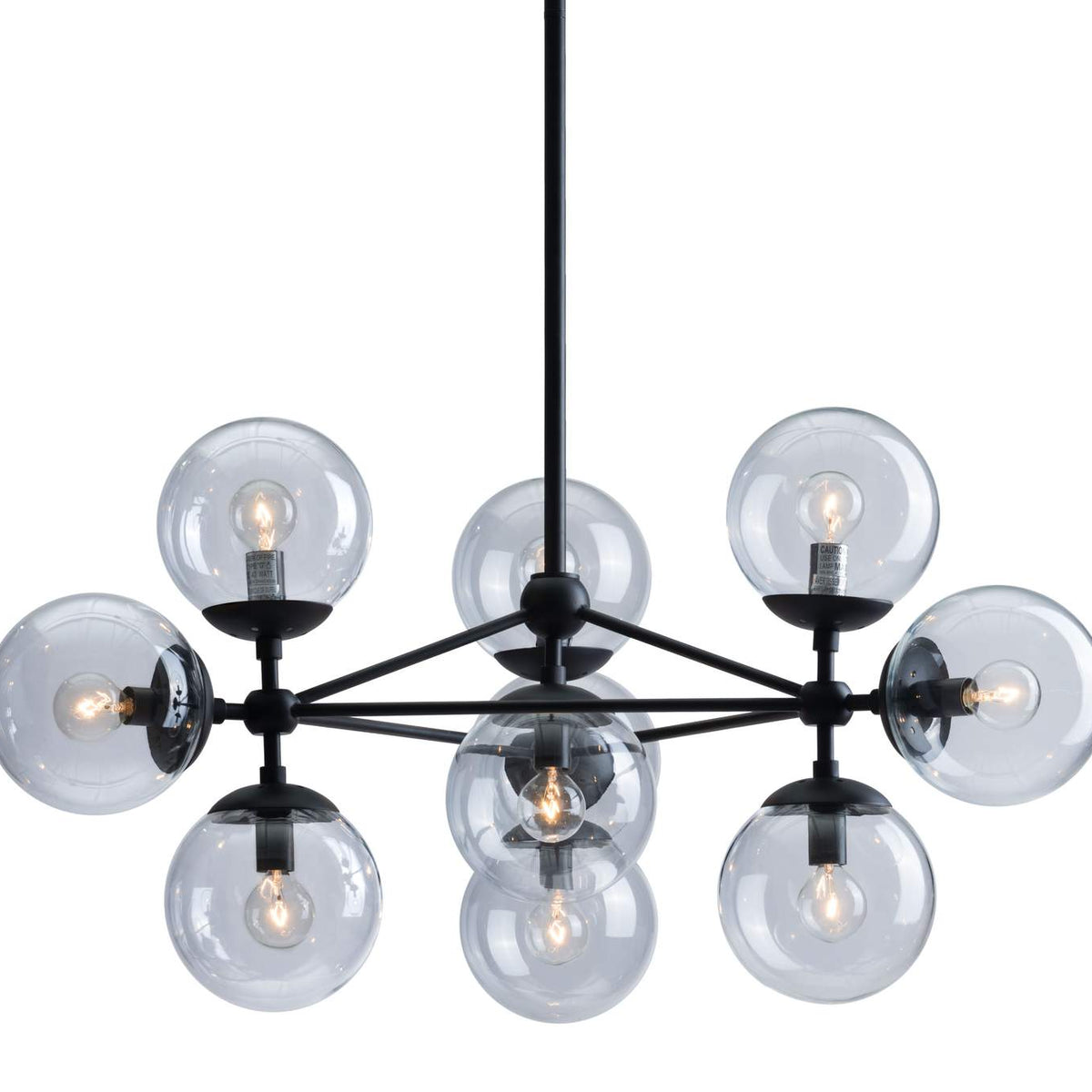 56065 Belfast Ceiling Lamp Black