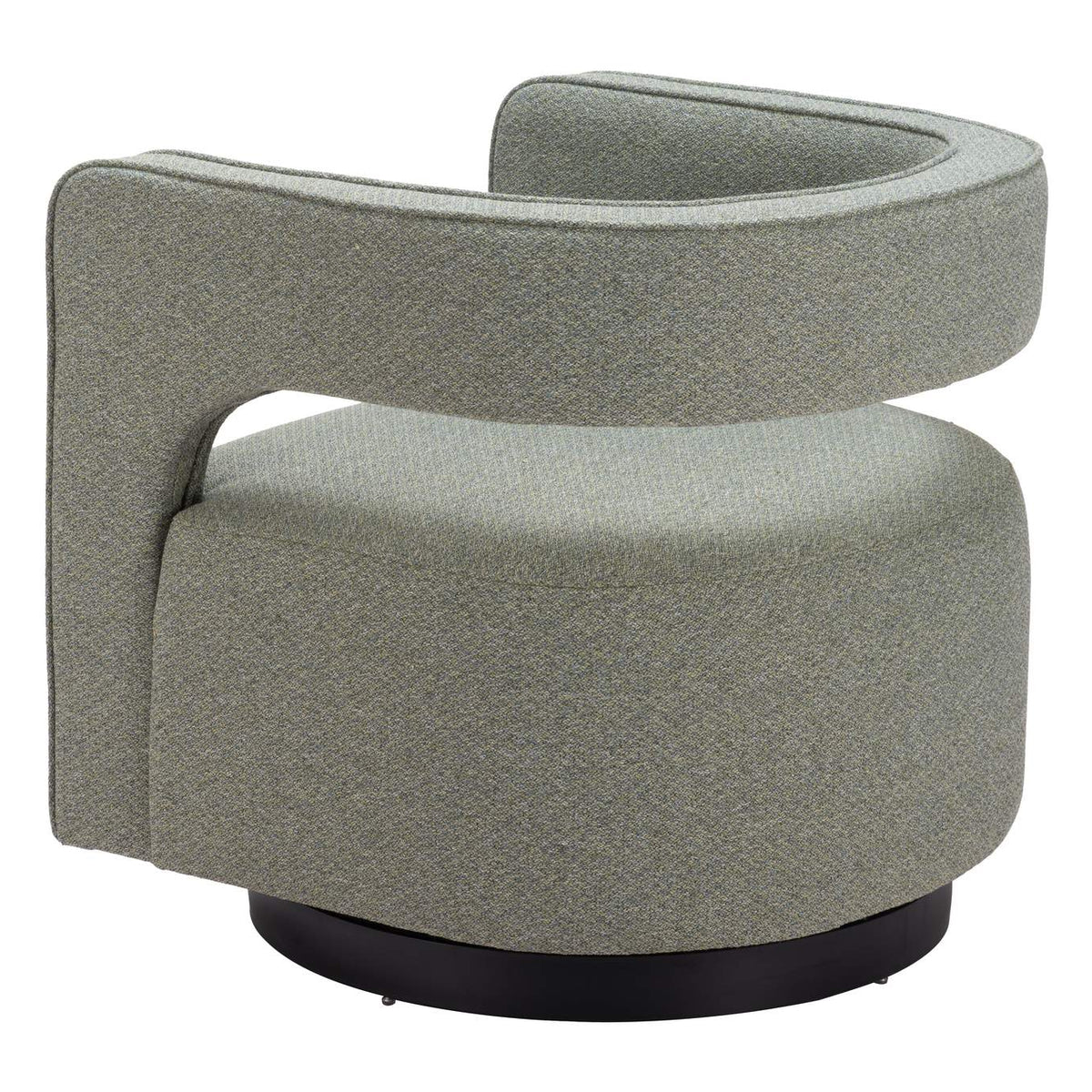 110013 Turku Swivel Chair Sage Green