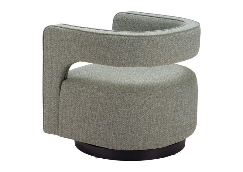 110013 Turku Swivel Chair Sage Green