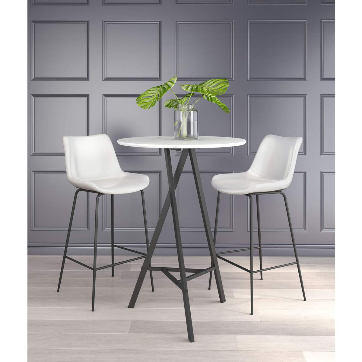 101773 Byron Barstool White