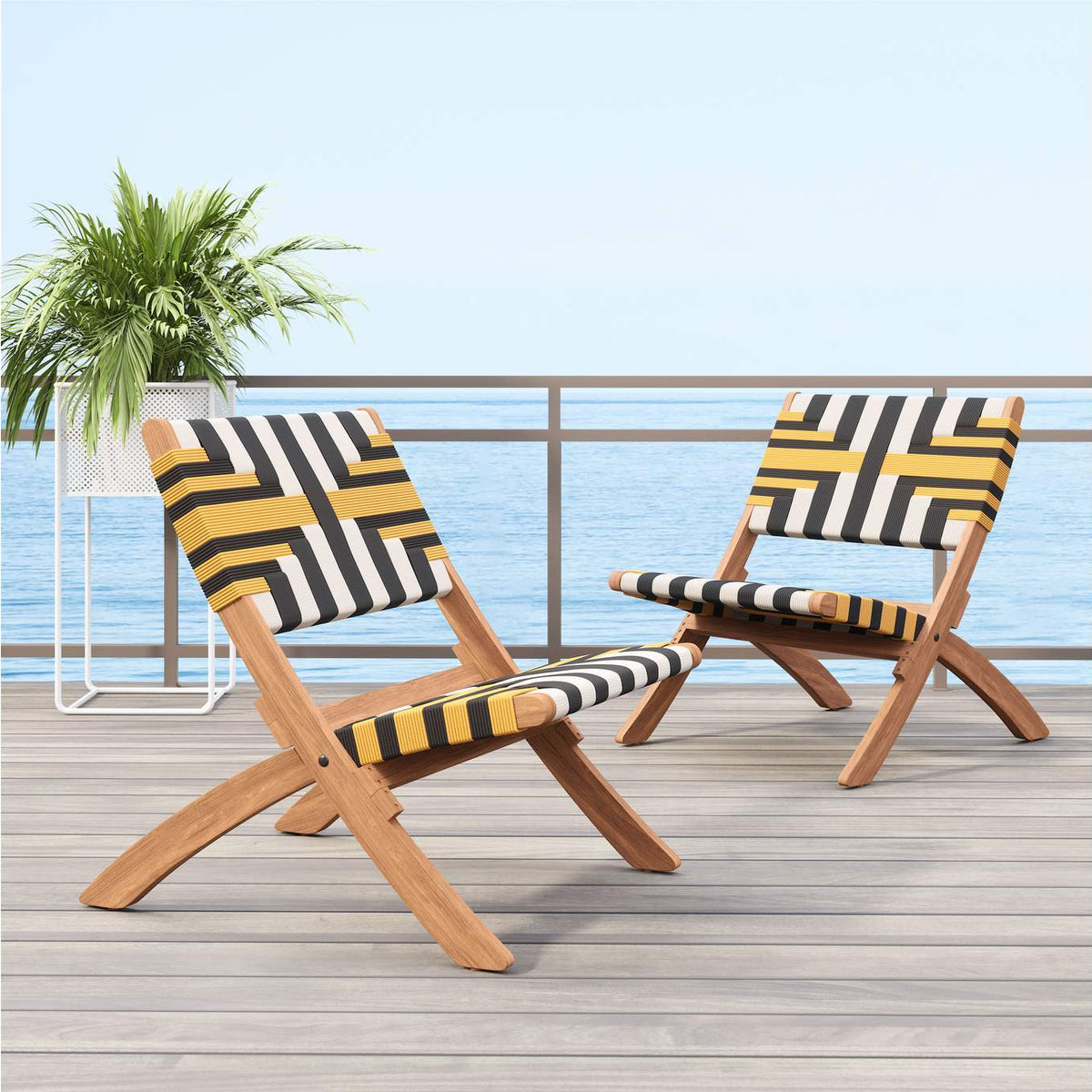704030 Sunbeam Outdoor Lounge Chair Multicolor