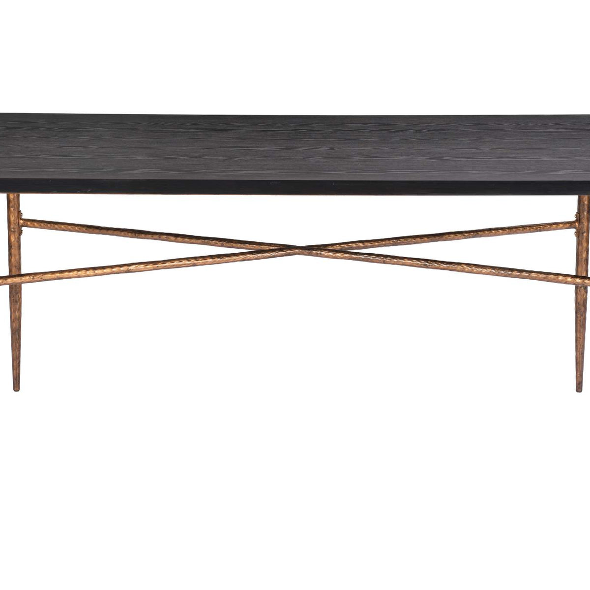 109957 Nida Dining Table Black & Bronze