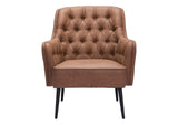 109053 Tasmania Accent Chair Vintage Brown