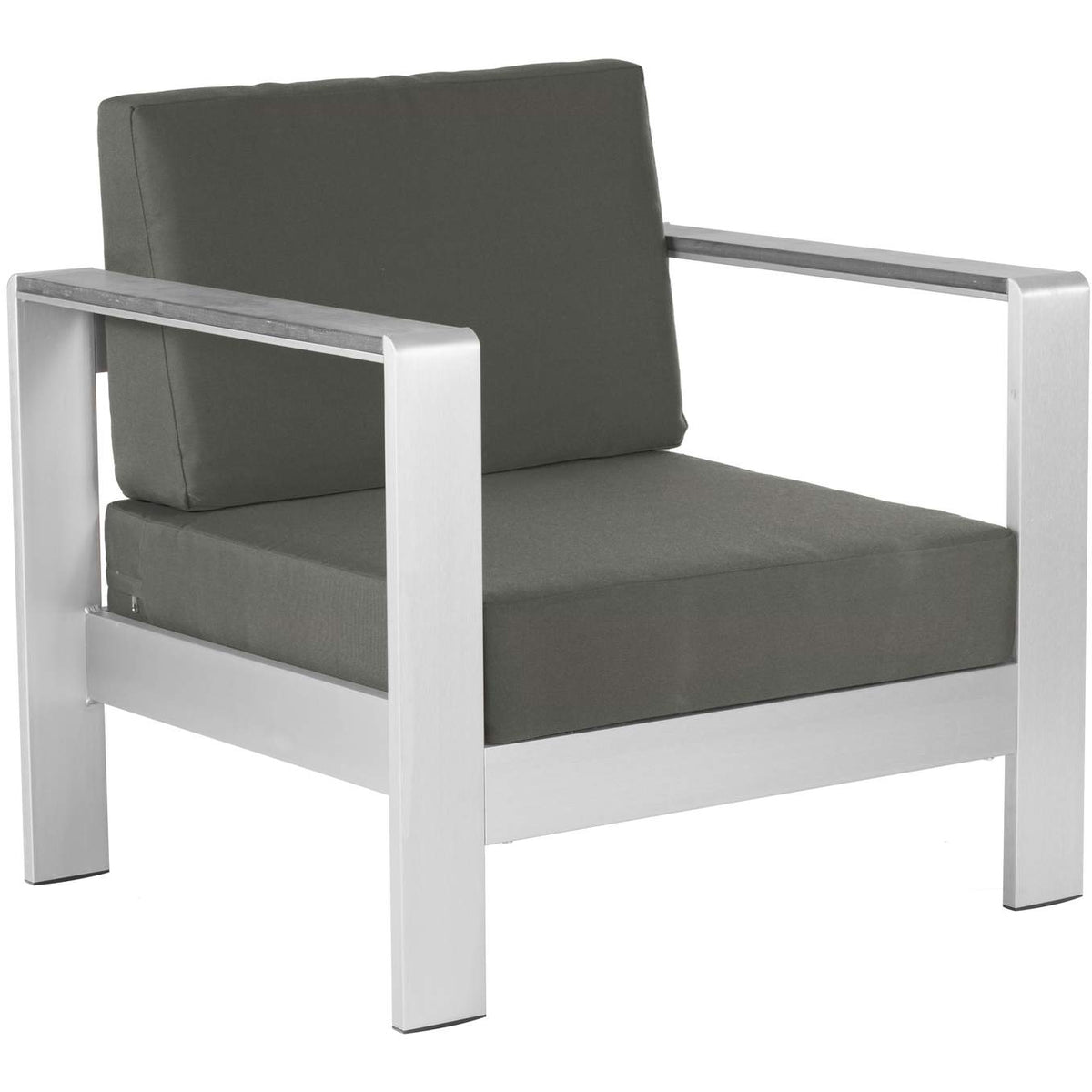 703985 Cosmopolitan Outdoor Armchair Dark Gray