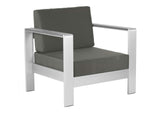 703985 Cosmopolitan Outdoor Armchair Dark Gray