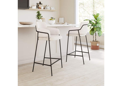 109667 Marcel Barstool (Set Of 2) Cream