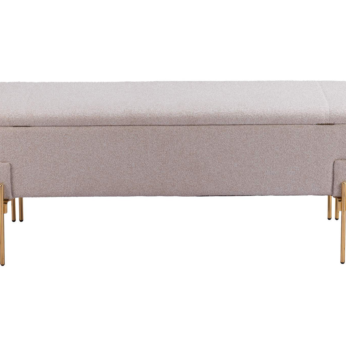 110082 Lebreton Storage Bench Oatmeal Beige