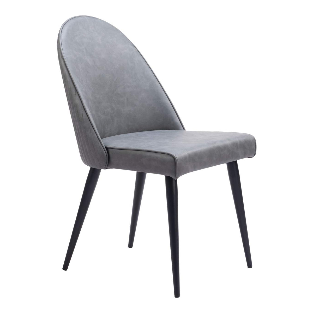 110118 Silloth Armless Dining Chair (Set Of 2) Gray