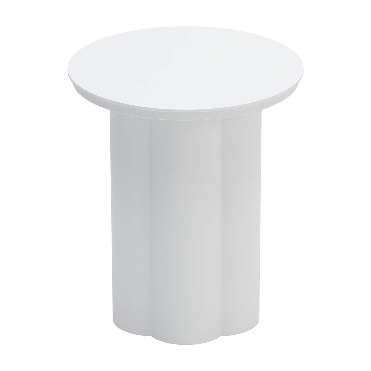 704021 Kogur Outdoor Side Table White