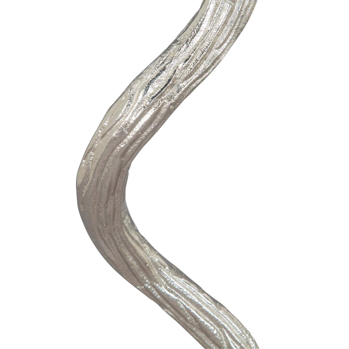 109560 Joel Side Table White & Silver