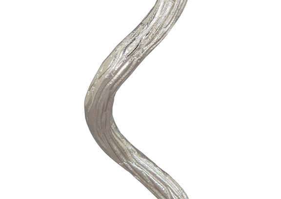 109560 Joel Side Table White & Silver