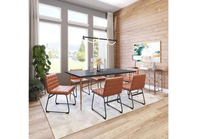 109948 Pago Dining Chair (Set Of 2) Brown
