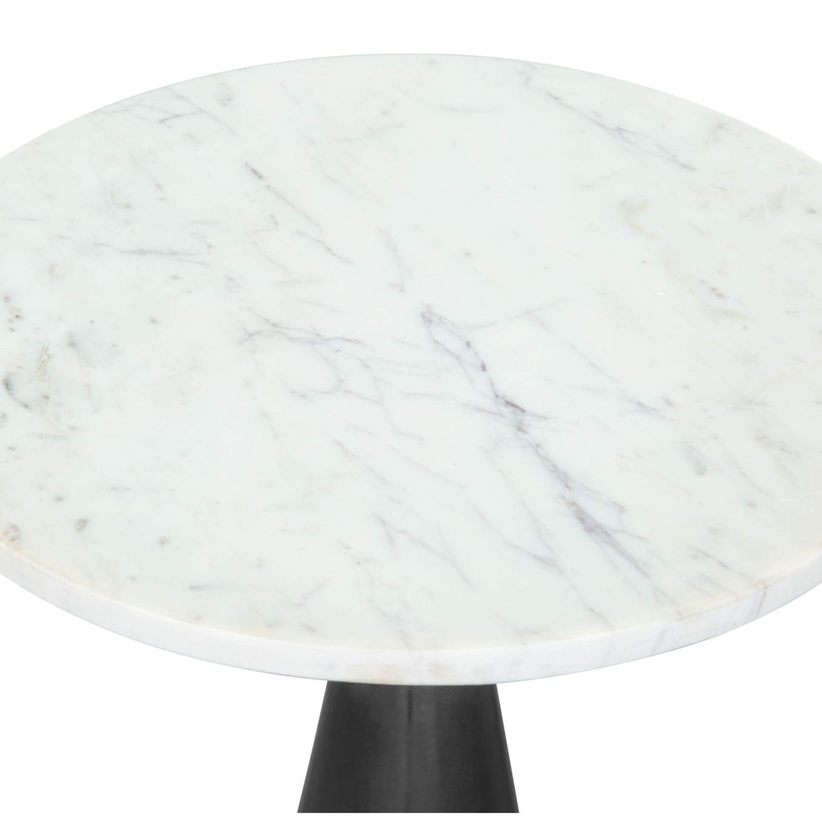 109363 Tim Side Table White & Black