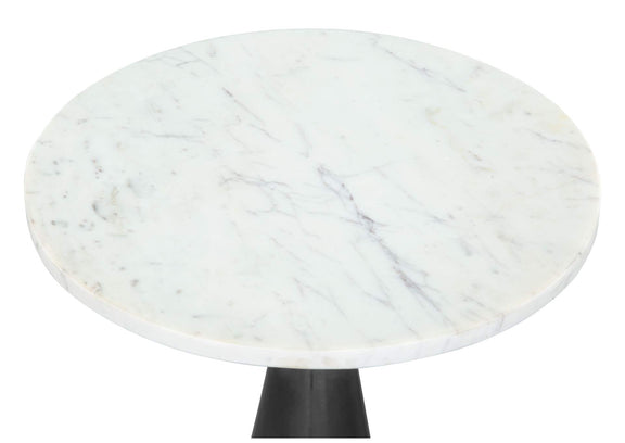 109363 Tim Side Table White & Black