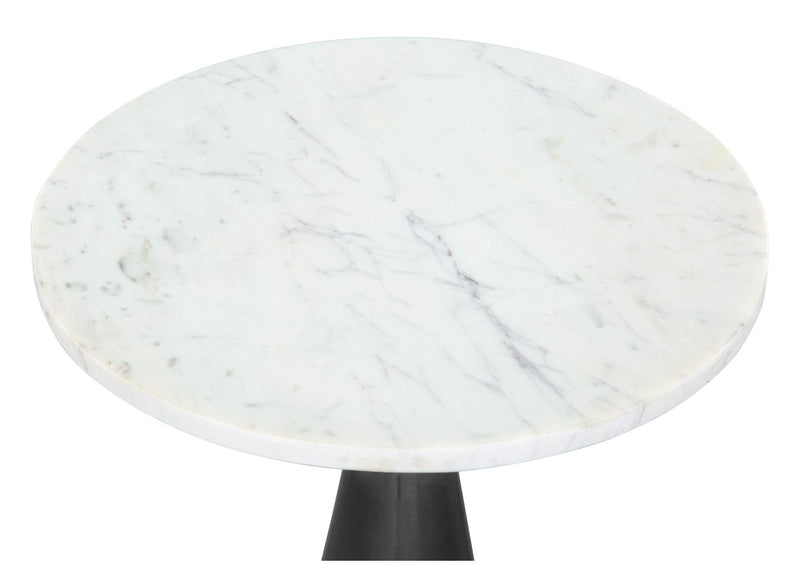 109363 Tim Side Table White & Black