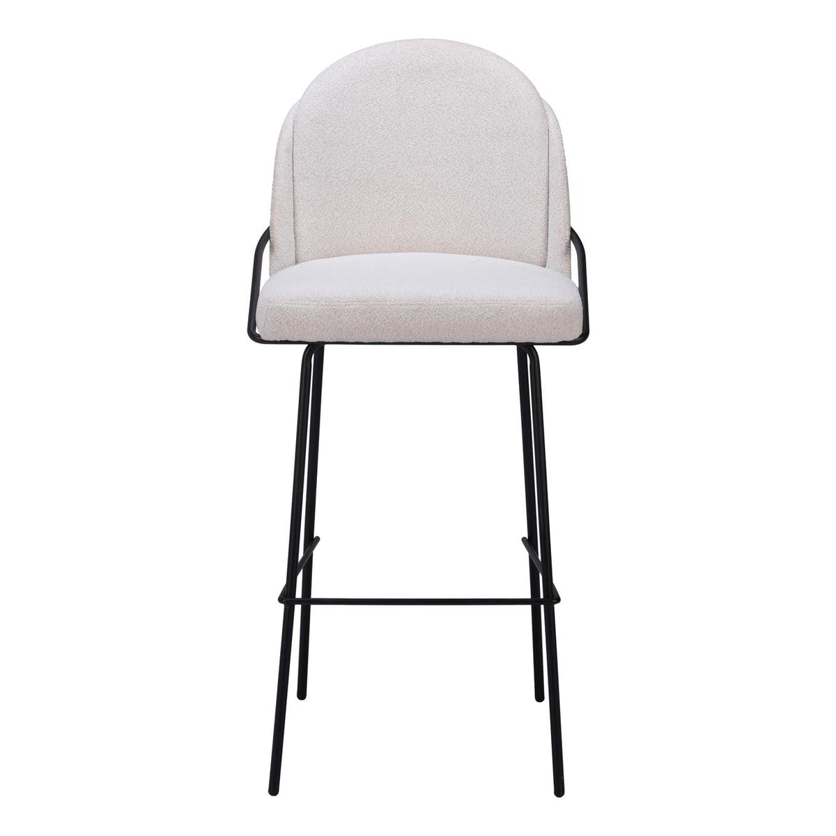 109969 Jambi Barstool (Set Of 2) Ivory