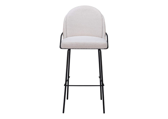 109969 Jambi Barstool (Set Of 2) Ivory