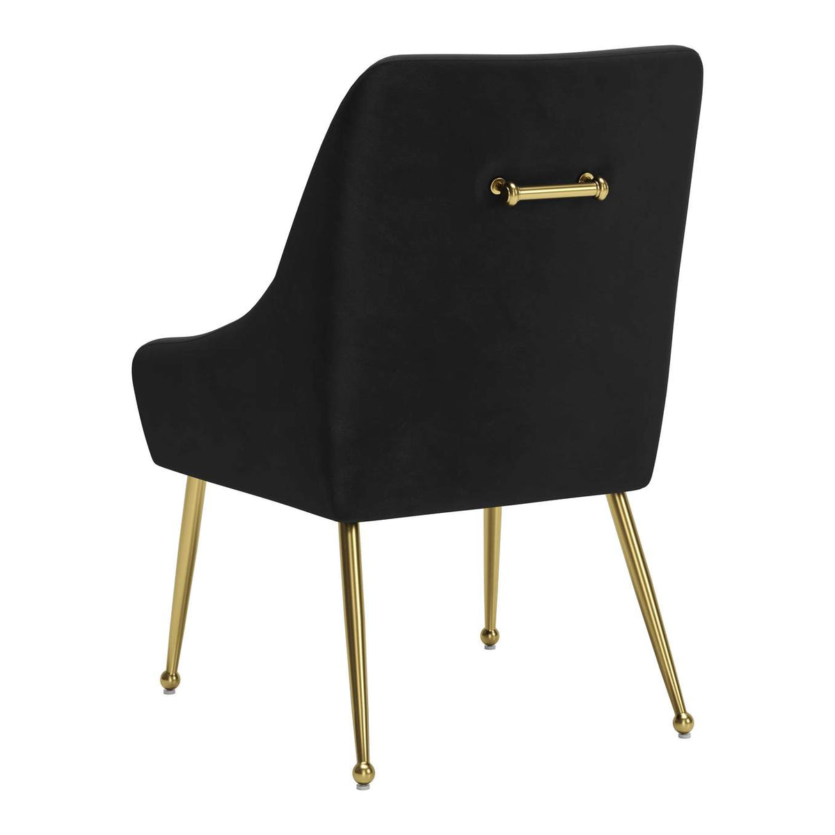 109717 Maxine Dining Chair Black & Gold