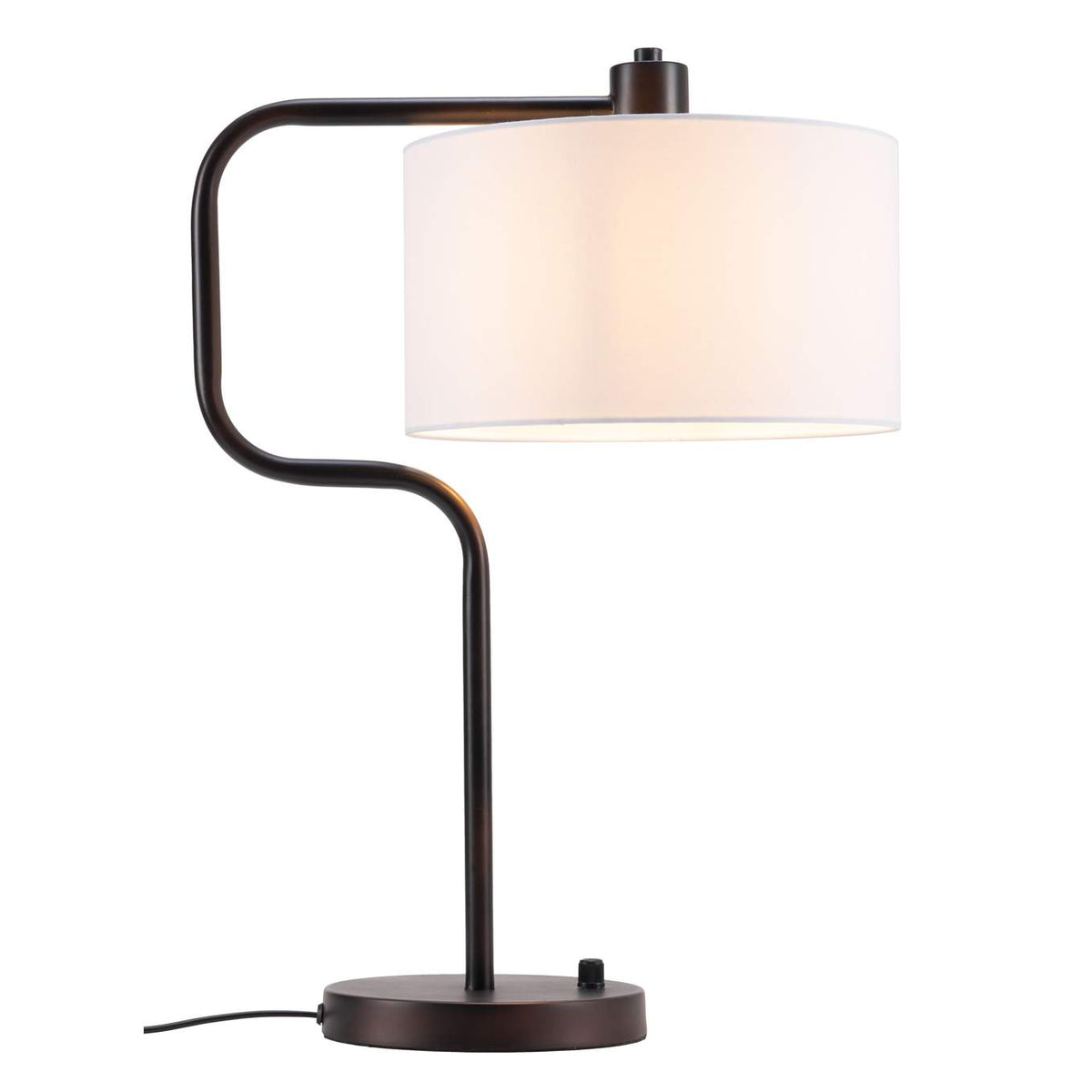 56146 Middlemist Table Lamp White