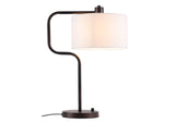 56146 Middlemist Table Lamp White