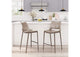 101392 Ace Counter Stool (Set Of 2) Brown & Walnut